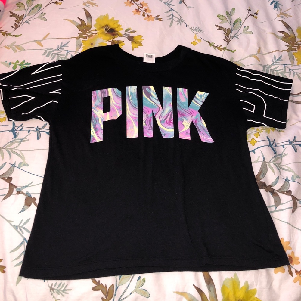 Pink short sleeve shirt